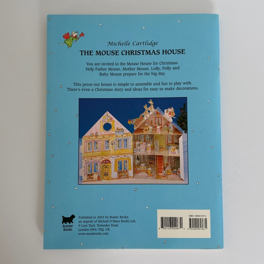 THE MOUSE CHRISTMAS HOUSE A press-out model book Michelle Cartlidge - Picture 12 of 12